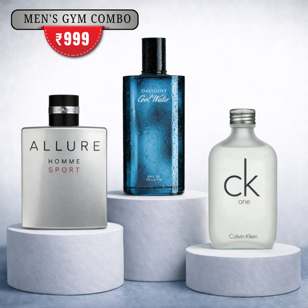 Men's Gym Combo - 3 x 30ml