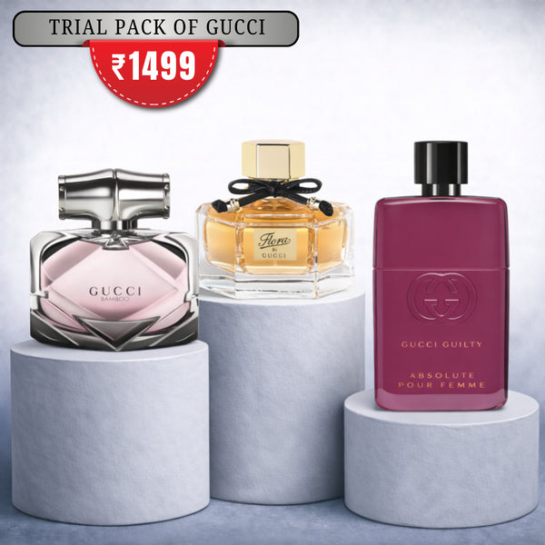 Trial pack of Gucci 50 ml X 3 Combo For Women.