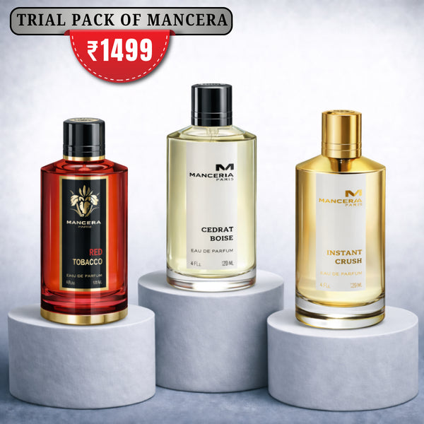 Trial pack of Mancera 30 ml X 3 Combo for Men.