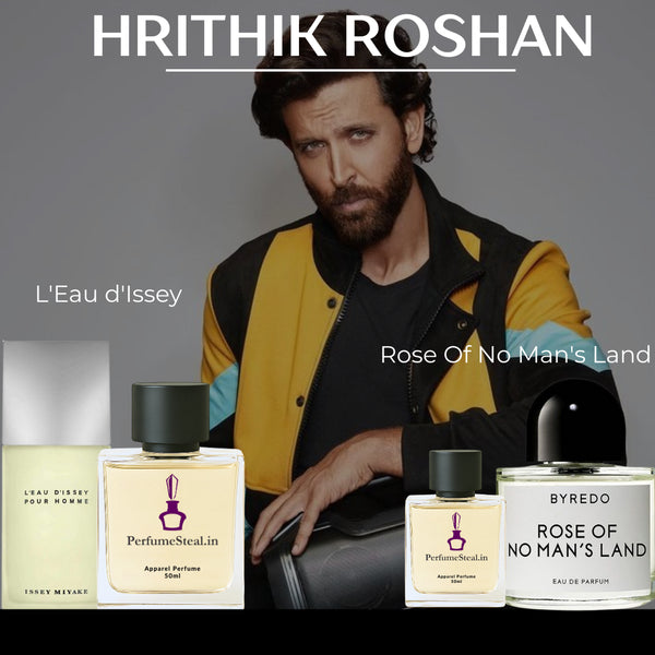 Hrithik Roshan - L'Eau d'Issey by Issey Miyake & Rose Of No Man's Land Byredo 50ml Combo