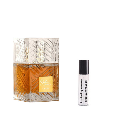 Khamrah by Lattafa Perfumes type Perfume Lattafa Perfumes Khamrah by Lattafa Inspired Fragrance Perfume for men