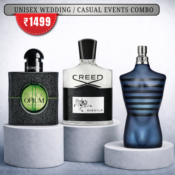 Unisex Wedding / Casual Events Combo - 3 x 50ml