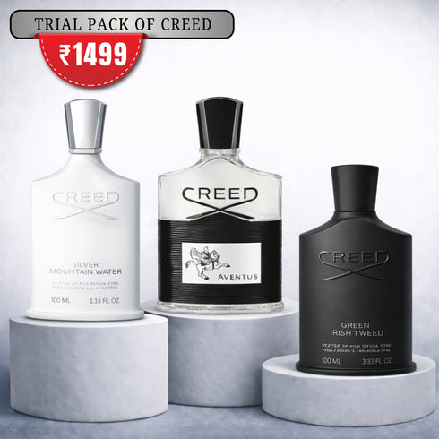 Trial Pack Of Creed 50 ml X 3 Combo for Men.