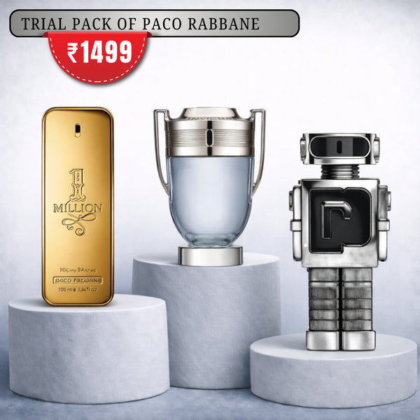 Trial Pack Of Paco Rabbane 50 ml X 3 Combo for Men.