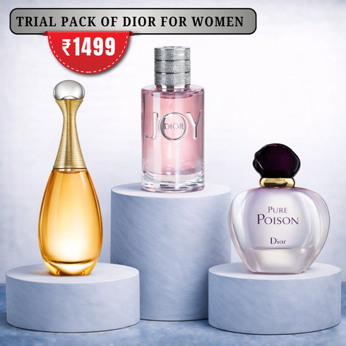 Trial Pack Of Dior 50ml X 3 Combo For Women.