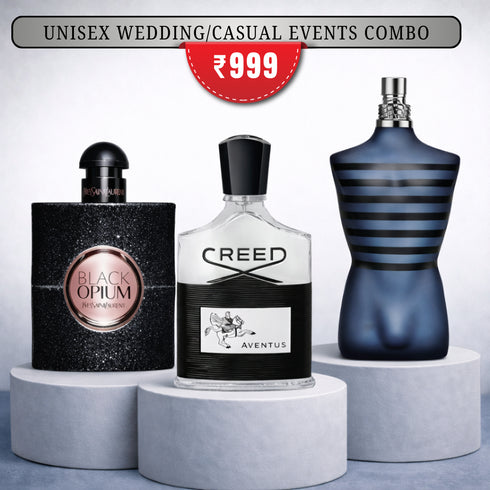 Unisex Wedding / Casual Events Combo - 3 x 30ml