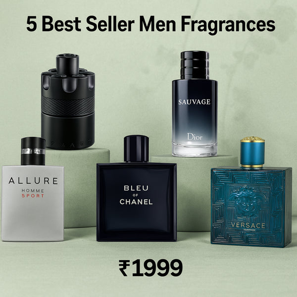 5 Best Seller Men Fragrances just @ 1999/- Only (30ml Each) (Limited Stock Available)