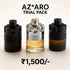 Trial Pack Of Azzaro Wanted 50 ml X 3 Combo for Men.