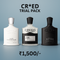 Trial Pack Of Creed 50 ml X 3 Combo for Men.