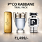Trial Pack Of Paco Rabbane 50ml X 3 Combo for Men.