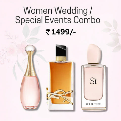 Women Wedding / Special Events Combo - 3 x 50ml .