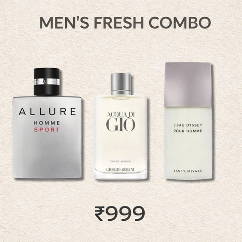 Men's Fresh Combo 3 x 30ml .
