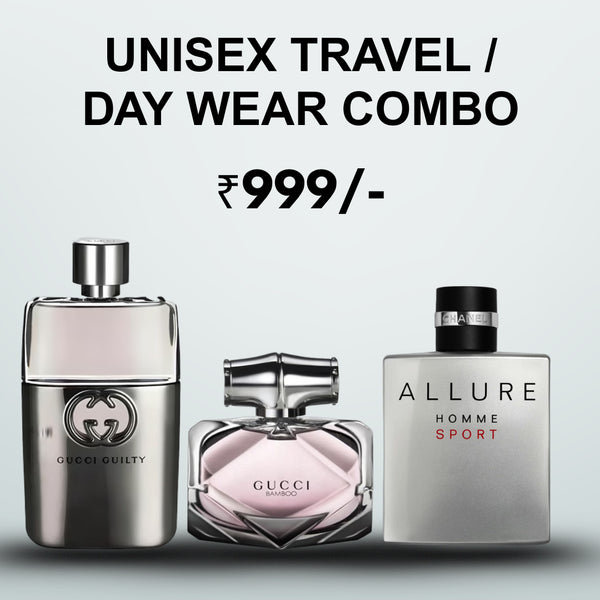 Unisex Travel / Day wear Combo - 3 x 30ml.