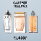 Trial Pack Of Cartier 50ml X 3 Combo For Men