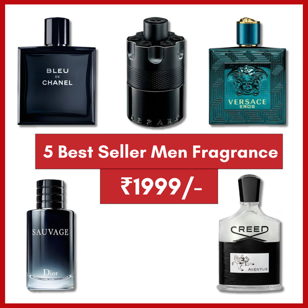 5 Best Seller Men Fragrances just @ 1999/- Only (30ml Each) (Limited Stock Available)