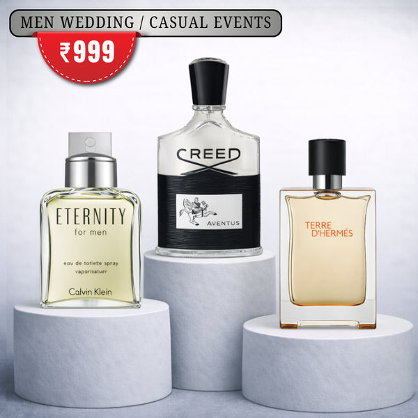 Men Wedding / Casual Events  - 3 x 30ml