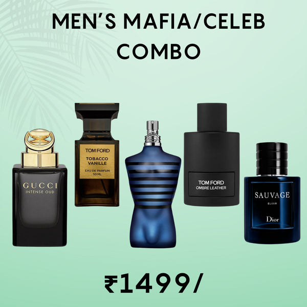 Men’s Mafia/Celeb Combo 30ml x 5perfumes