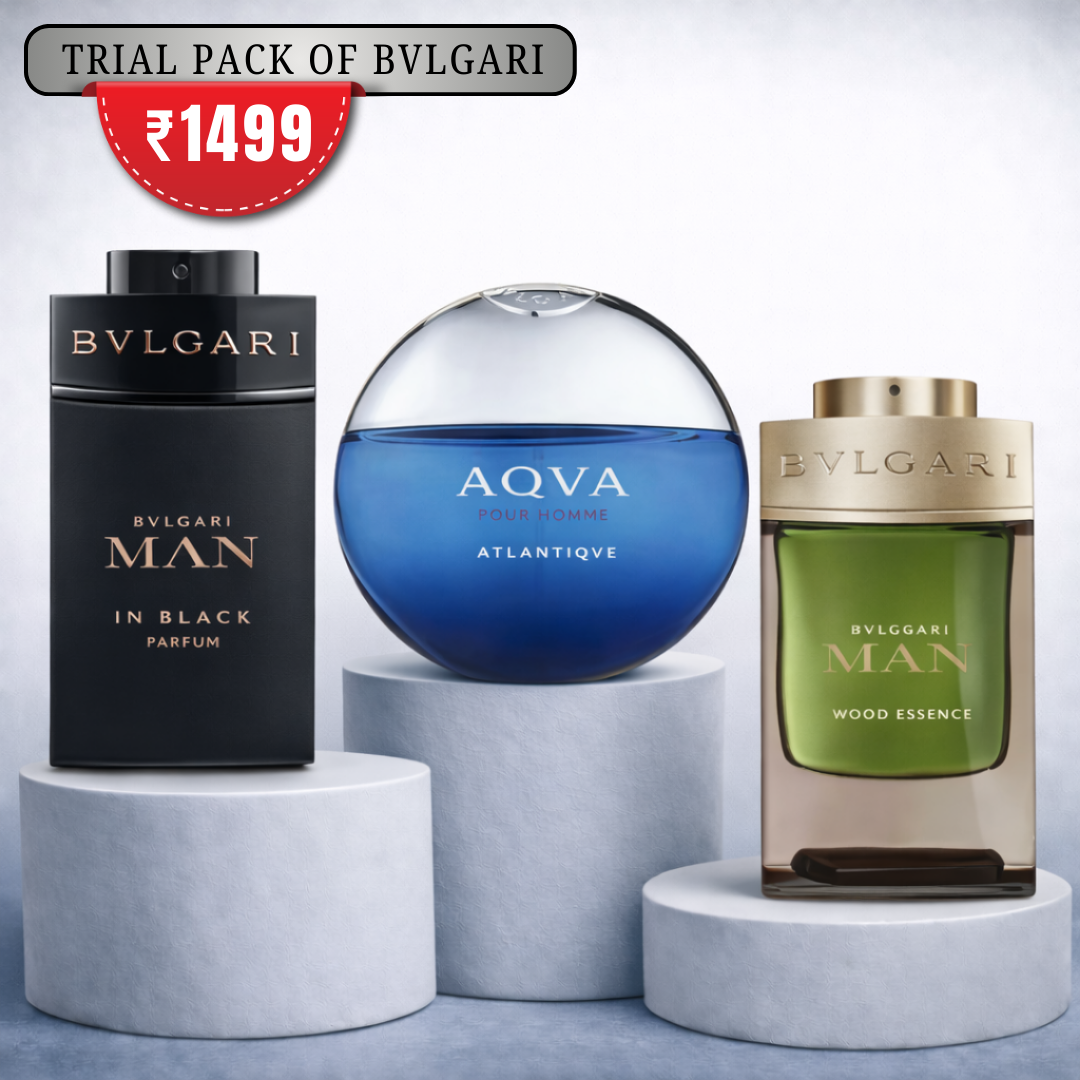 Trial Pack Of Bvlgari 50ml X 3 Combo For Men. – PerfumeSteal.in
