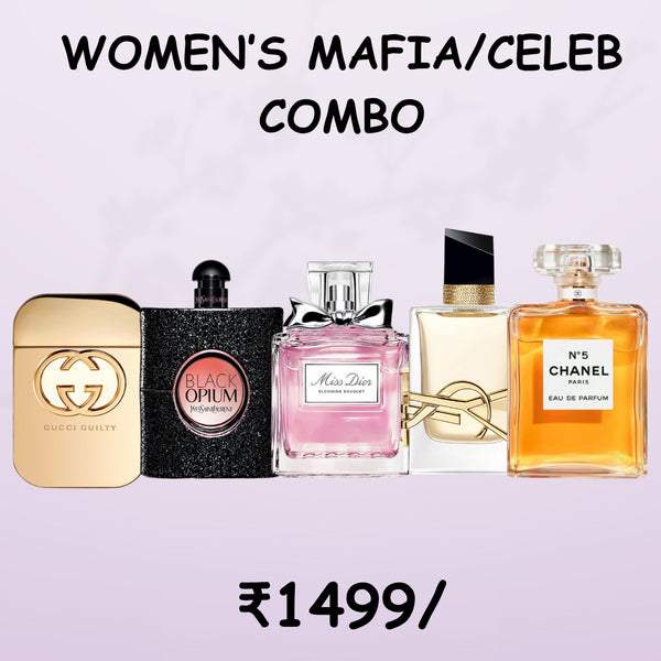 Women’s Mafia/Celeb Combo 30ml x 5Perfumes