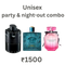 Unisex Party & Night Out Combo - 3 x 50ml