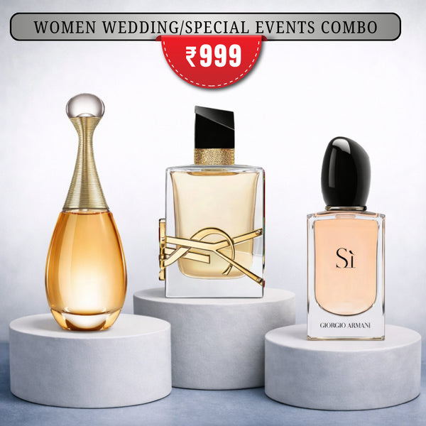 Women Wedding / Special Events Combo  - 3 x 30ml