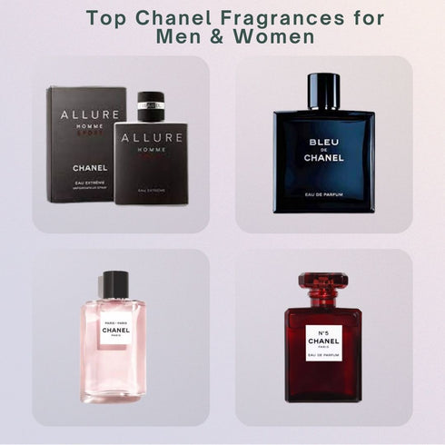 Top Chanel Fragrances for Men & Women Combo –