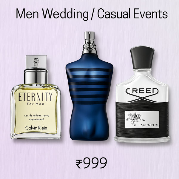 Men Wedding / Casual Events  - 3 x 30ml