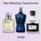 Men Wedding / Casual Events  - 3 x 30ml