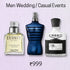 Men Wedding / Casual Events  - 3 x 30ml