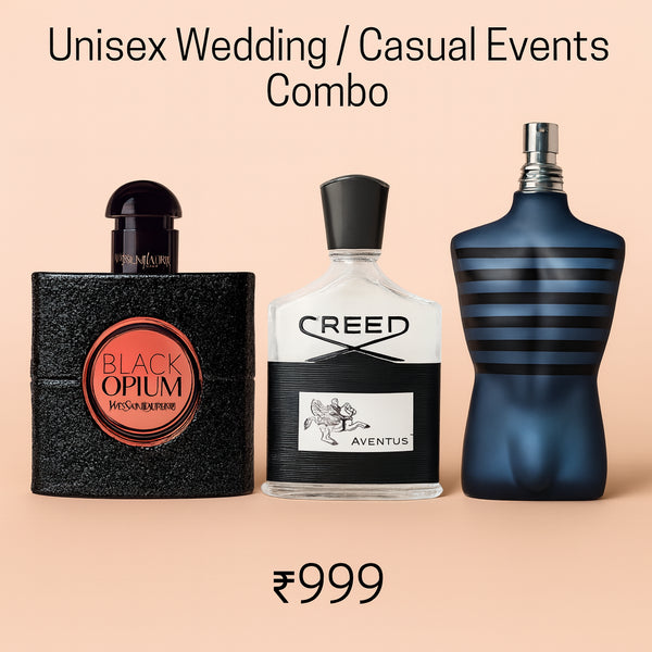 Unisex Wedding / Casual Events Combo  - 3 x 30ml