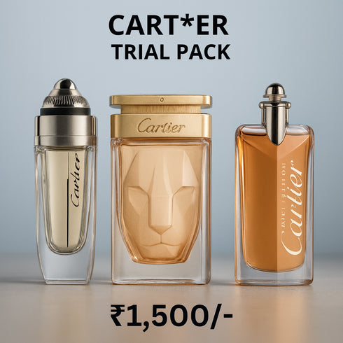 Trial Pack Of Cartier 50 ml X 3 Combo For Men.