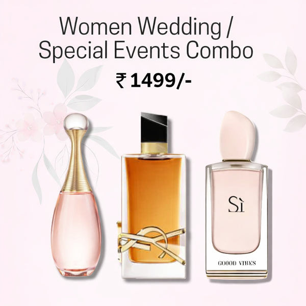 Women Wedding / Special Events Combo - 3 x 50ml .