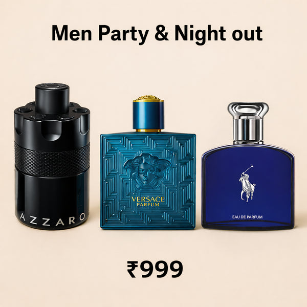Men Party & Night out  - 3 x 30ml.