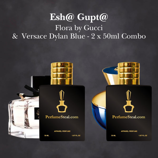 Esh@ Gupt@ - Flora by Gucci & Versace Dylan Blue 50ml Combo