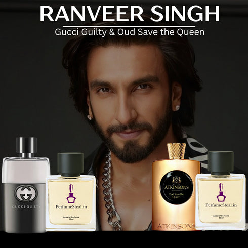 Ranveer Singh - Oud Save The Queen Atkinsons & Gucci Guilty 5ml Combo