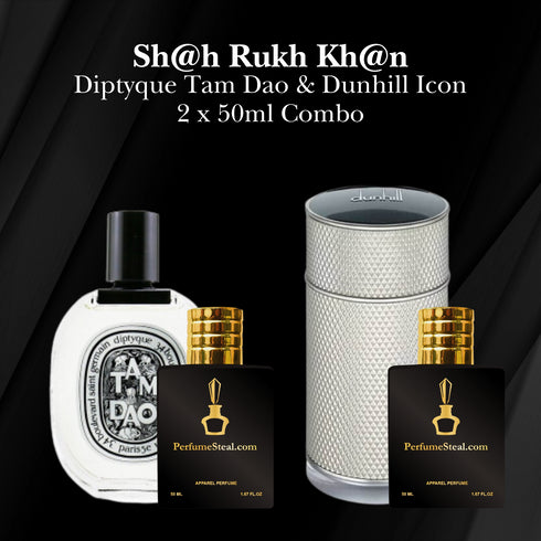 Sh@h Rukh Kh@n - Diptyque Tam Dao & Dunhill Icon 50ml Combo
