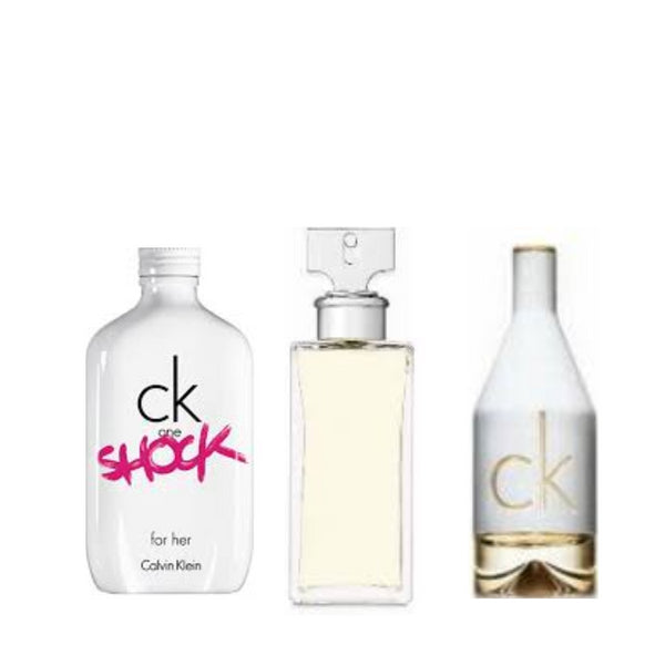 Trial Pack Of Calvin Klein  30 ml X 3 Combo For Women.