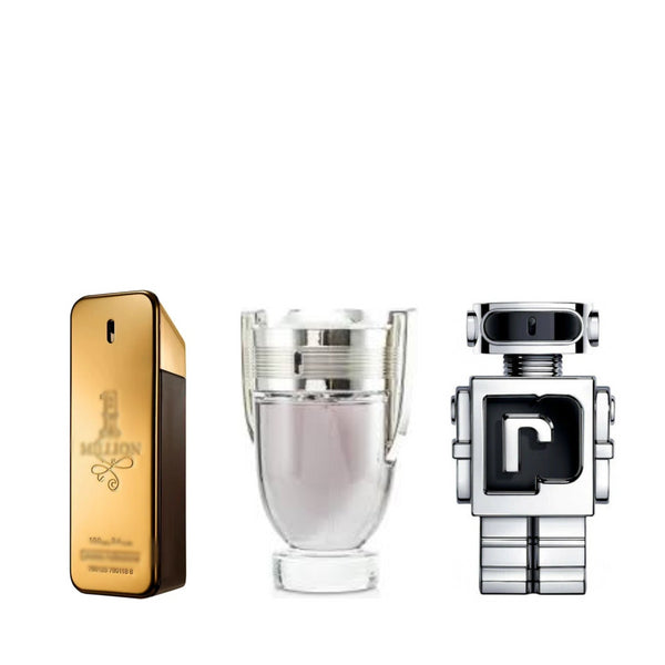 Trial Pack Of Paco Rabbane 25 ml X 3 Combo for Men.