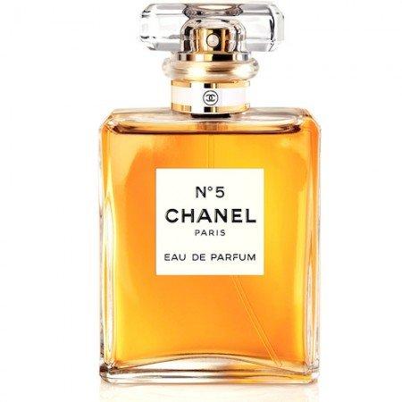 Bottles of Chanel No. 5 perfume on a store shelf Stock Photo | Adobe Stock